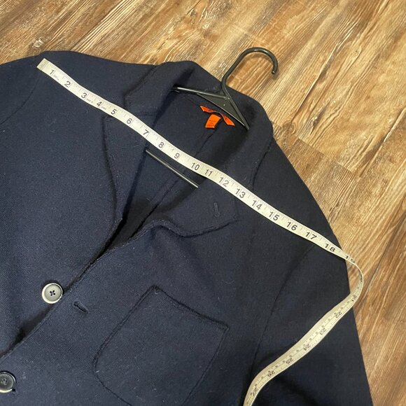 Barena Lana Wool Knit Blazer Single Breasted 3-Button Size 52 Italy or M (40) US - Picture 6 of 8